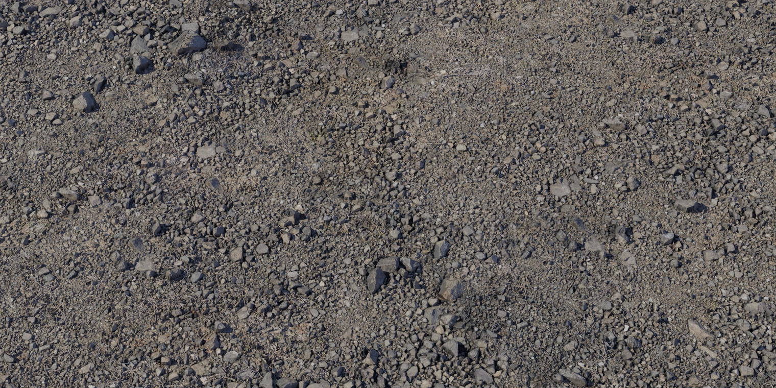Free 8K texture of rough, broken rock and gravel ground with varied pebbles, coarse soil and matte, rugged stone surfaces.