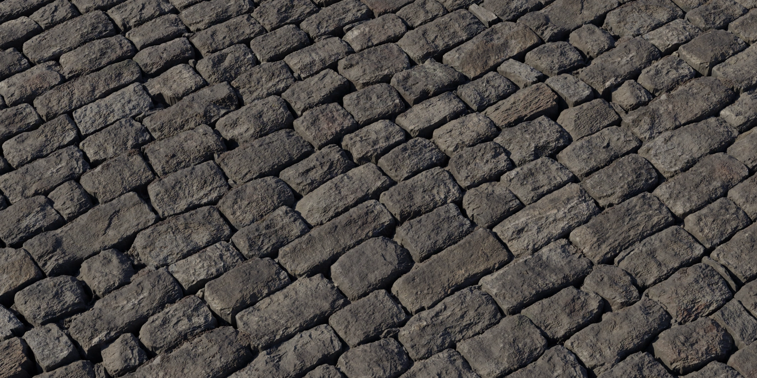 Free 16K texture of a weathered grey stone wall: uneven, timeworn blocks with rough, chiseled faces, deep joints and subtle dirt and moss.