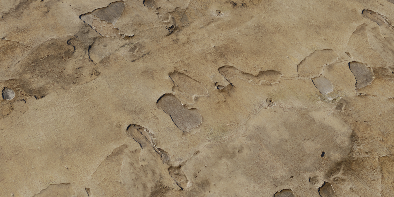 Rough Plaster Broken