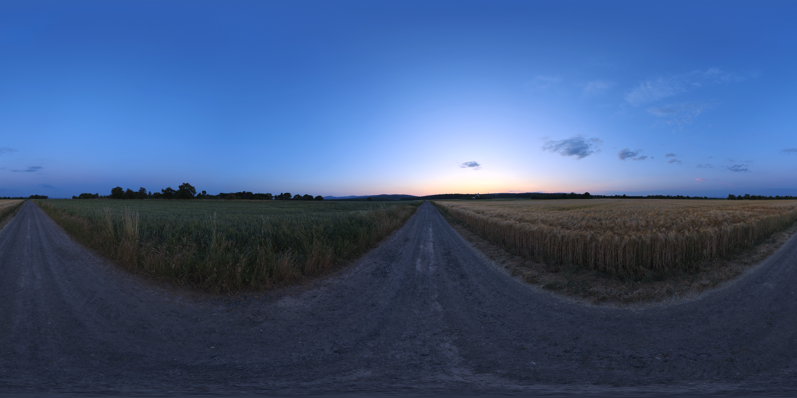Rural Evening Road