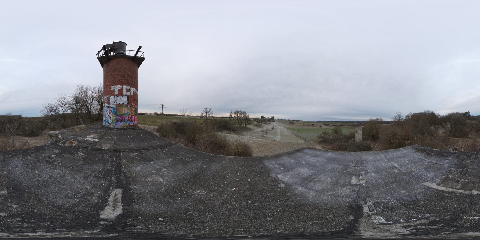 Rural Graffiti Tower