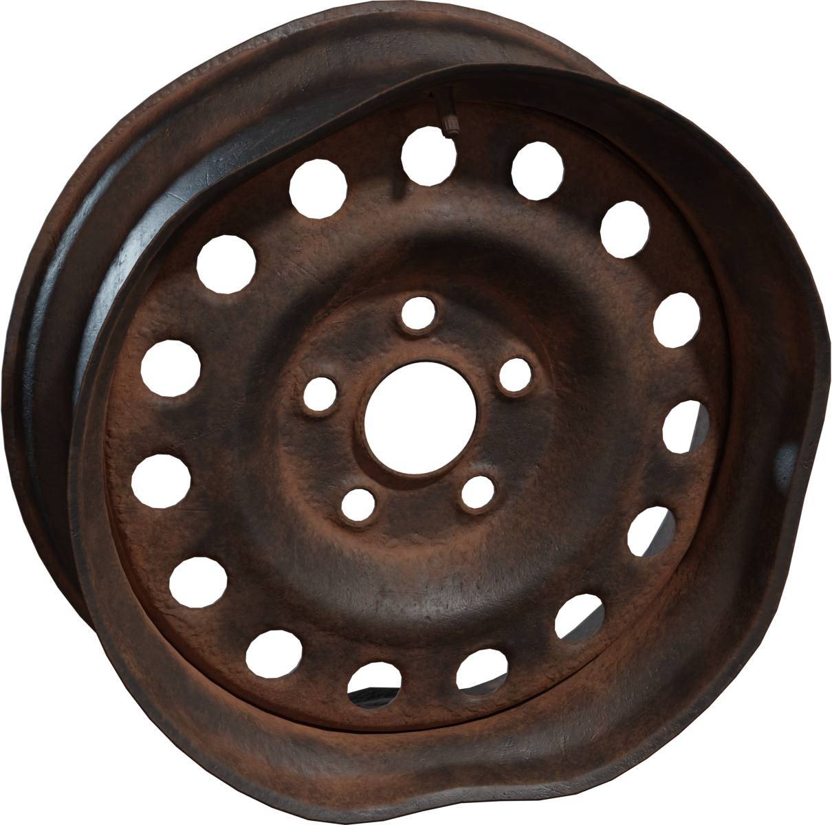 Rusted Wheel Rim 01