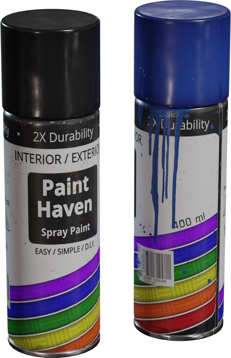 Spray Paint Bottles