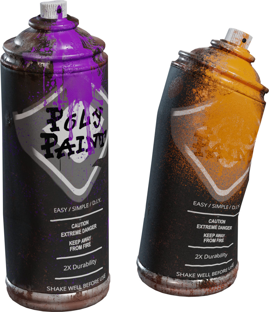 Spray Paint Bottles 02