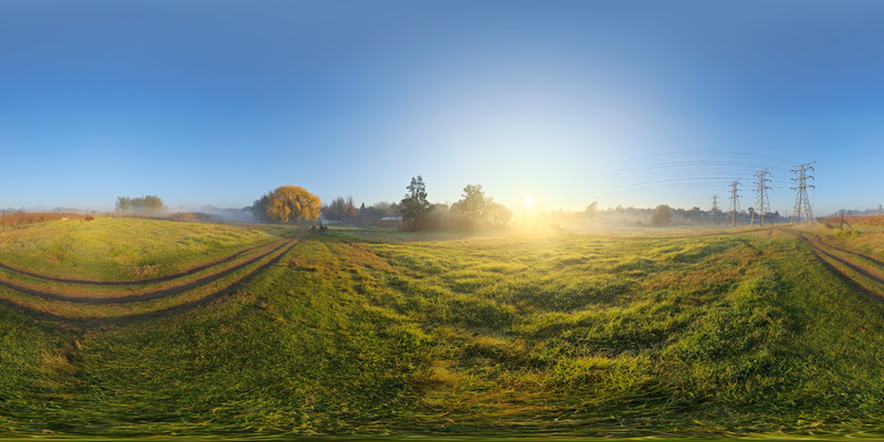 Spruit Sunrise — free CC0 HDRI environment map
