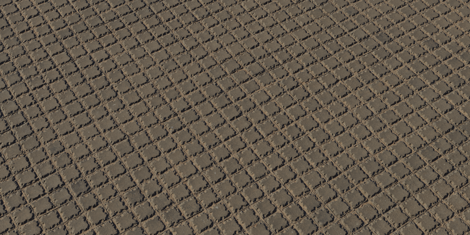 Square Brick Paving