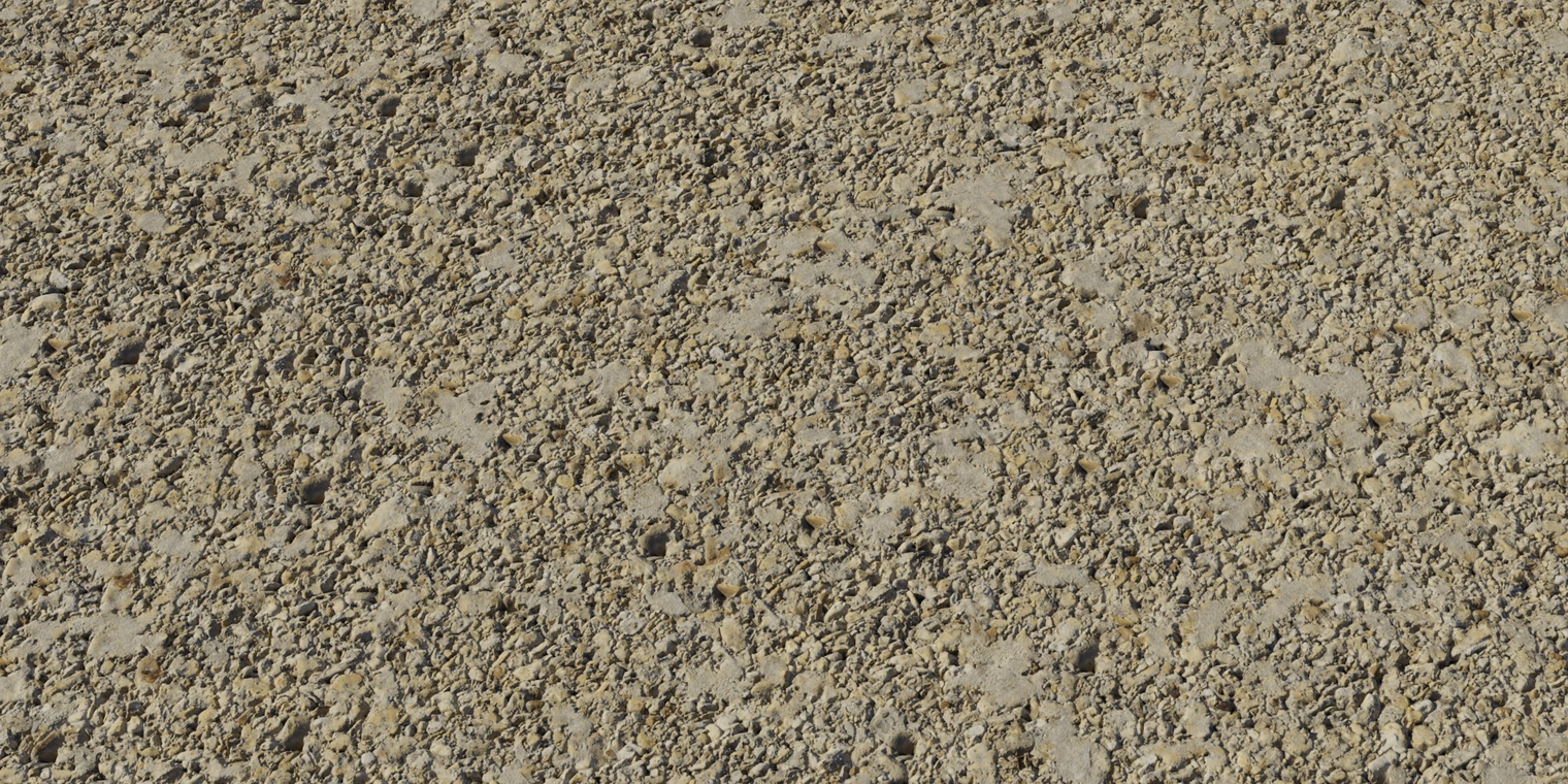 Free 8K texture of a weathered brown stone wall, rough and uneven concrete with chipped, cracked stones, granular aggregate and worn discoloration.