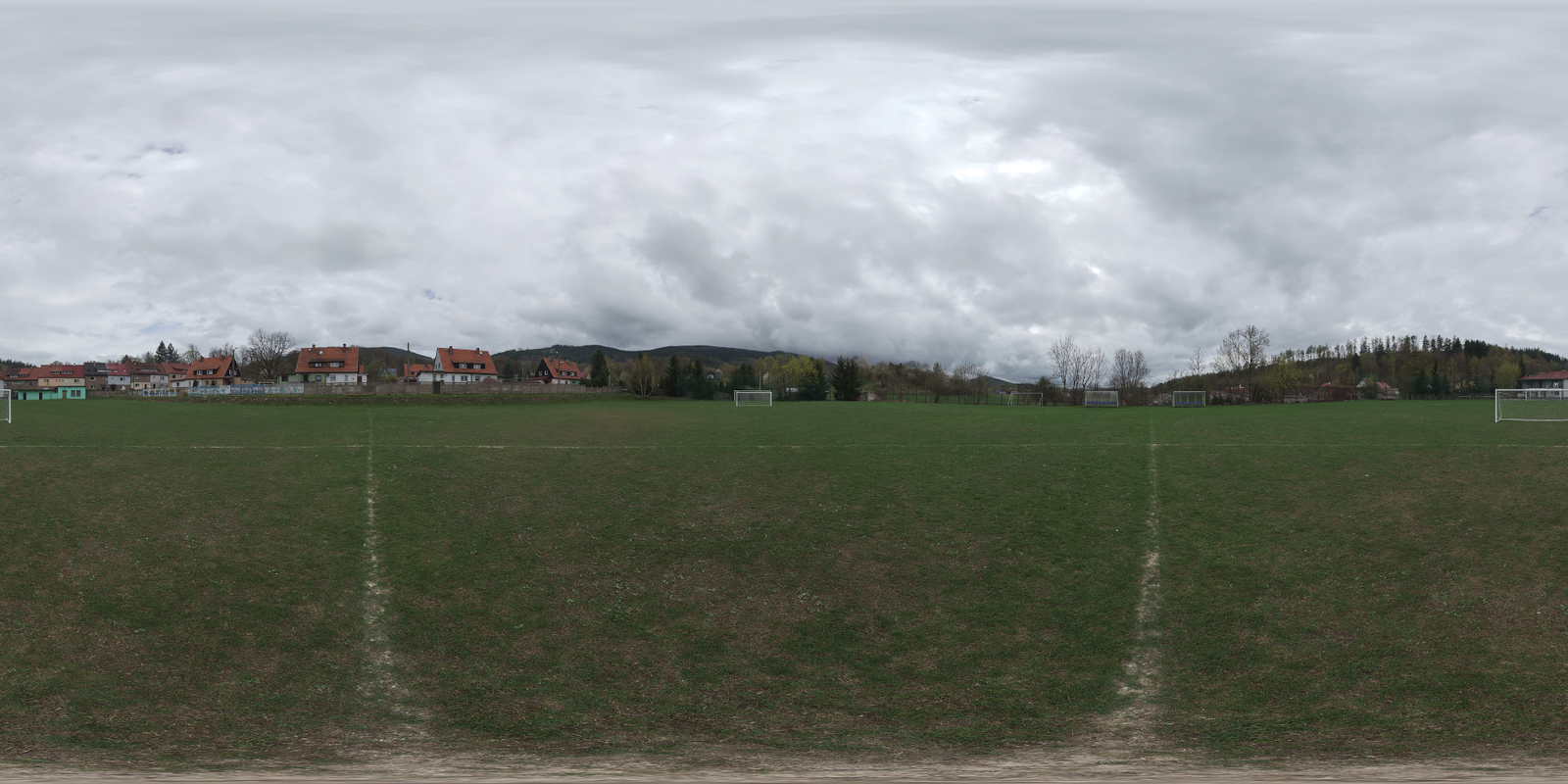 Suburban Football Field