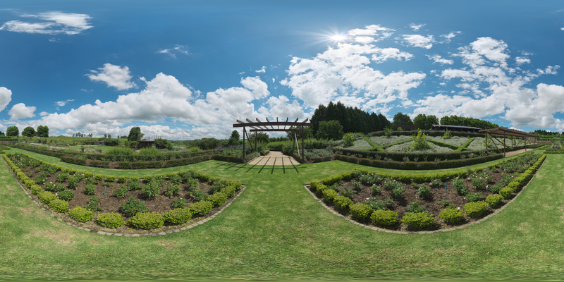 Symmetrical Garden 02 — free CC0 HDRI environment map