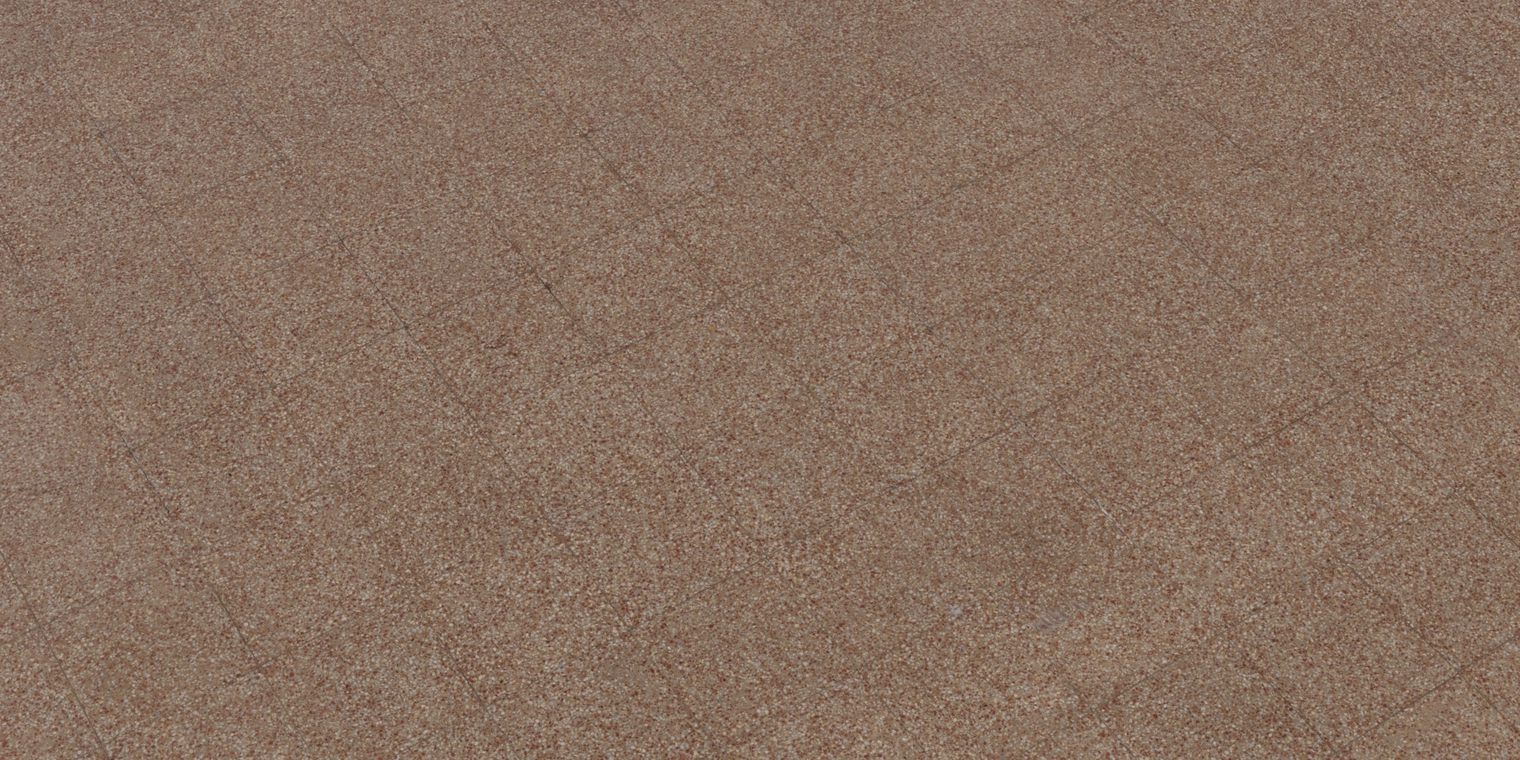 Free 16K terrazzo tile texture with warm brown base, fine multicolored speckles, subtle grout grid and a polished sheen.