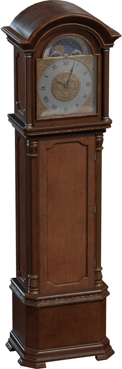 Vintage Grandfather Clock 01