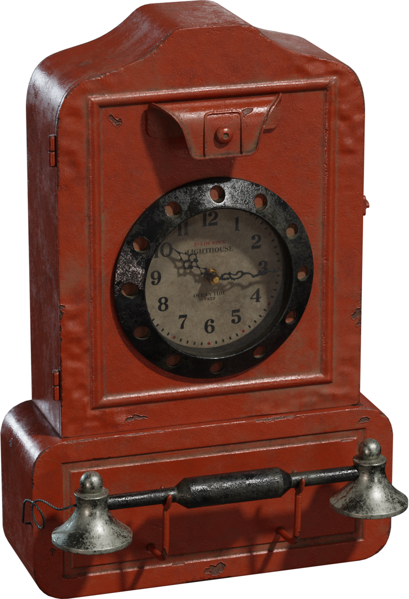 Vintage Telephone Wall Clock