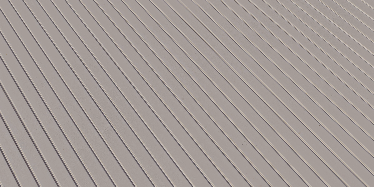 Free 8K texture of clean white painted wooden planks with narrow grooves, subtle grain and light wear - ideal for interior walls, paneling, and props.