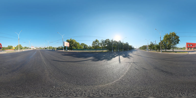 Wide Street 02 — free CC0 HDRI environment map