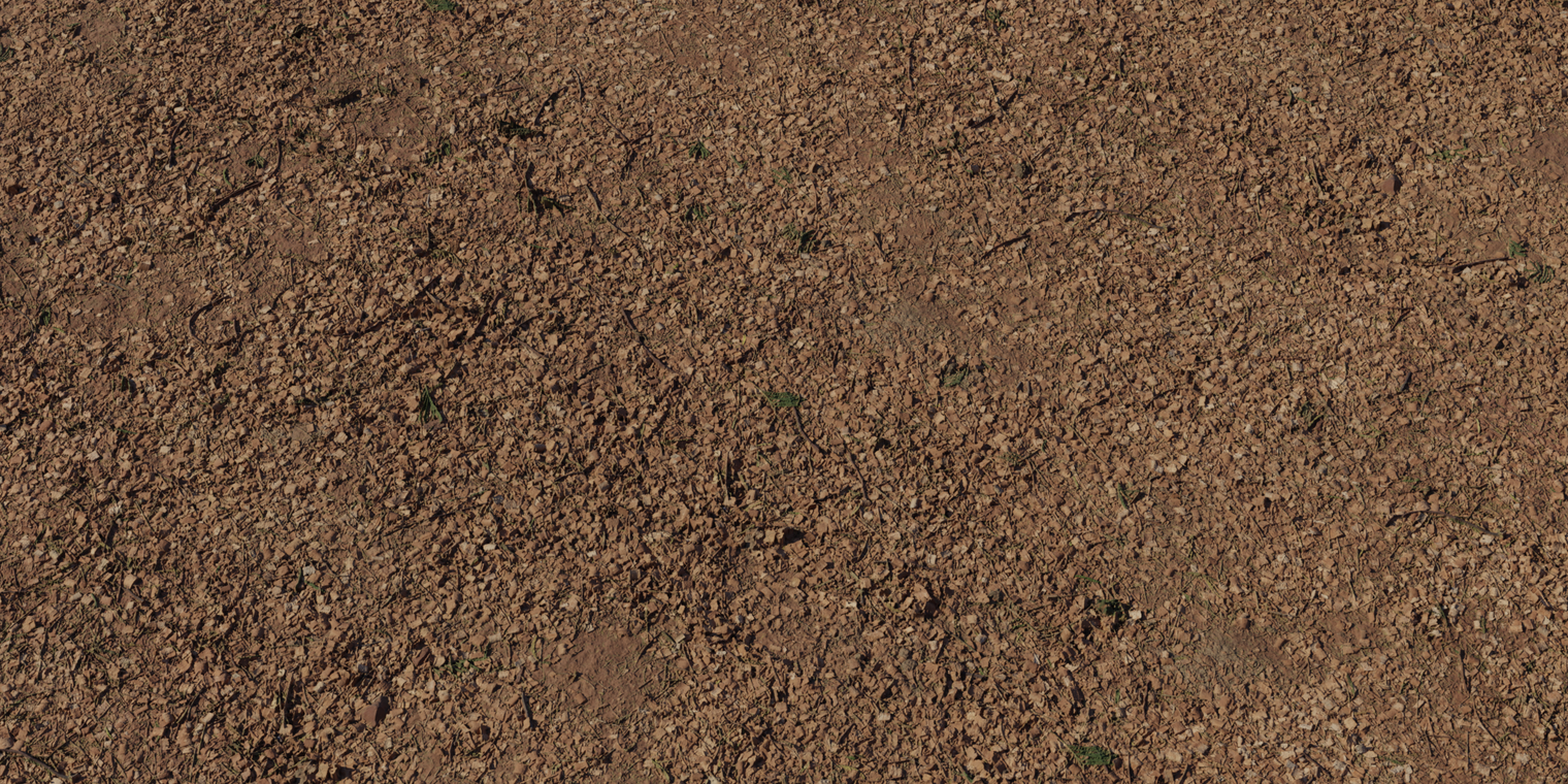 Free 4k texture of wood-chip mulch: coarse brown shredded chips, small twigs and leaf fragments, rough matte surface with subtle height variation.