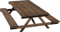 Wooden Picnic Table - Preview