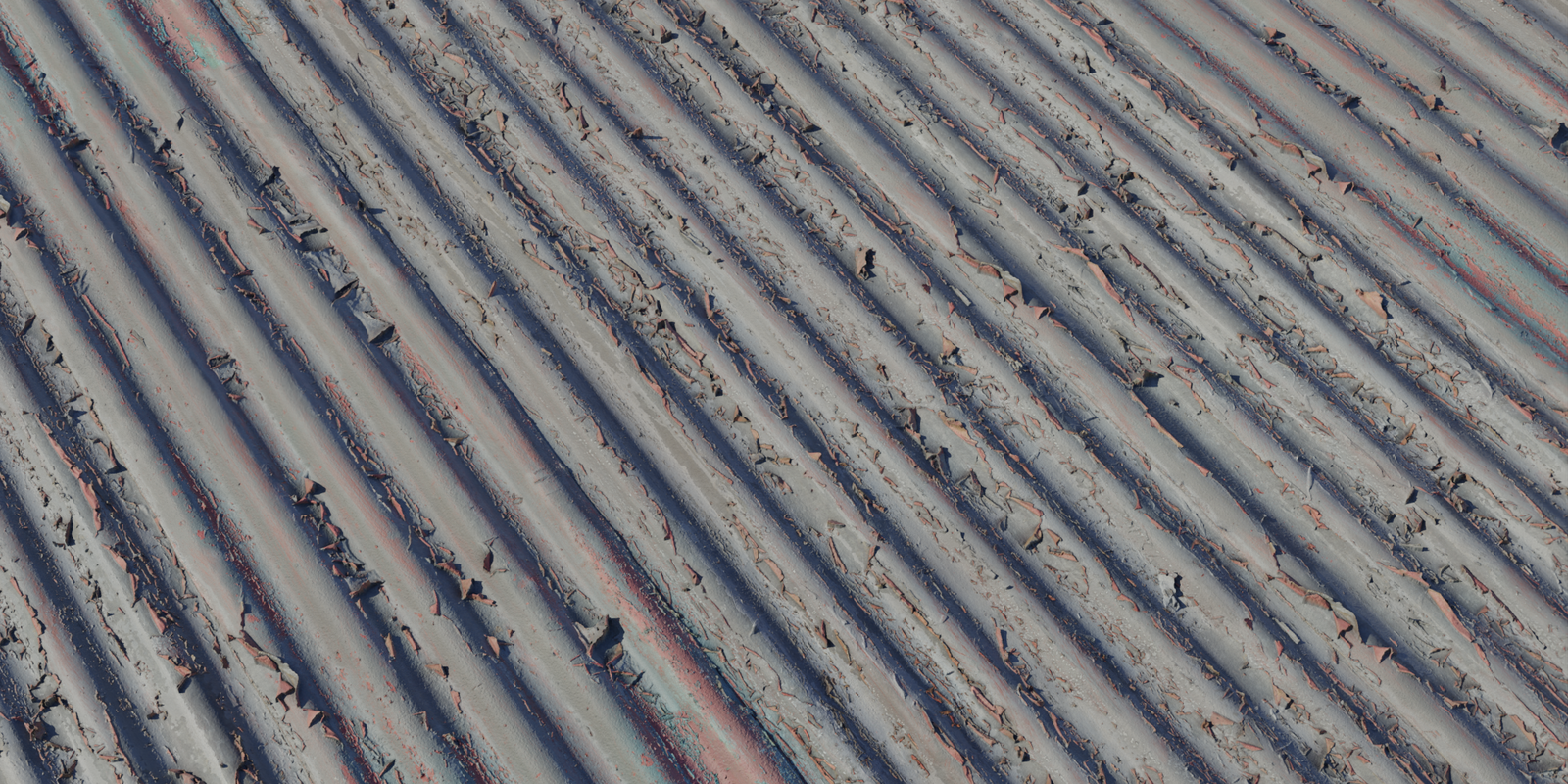 Worn Corrugated Iron