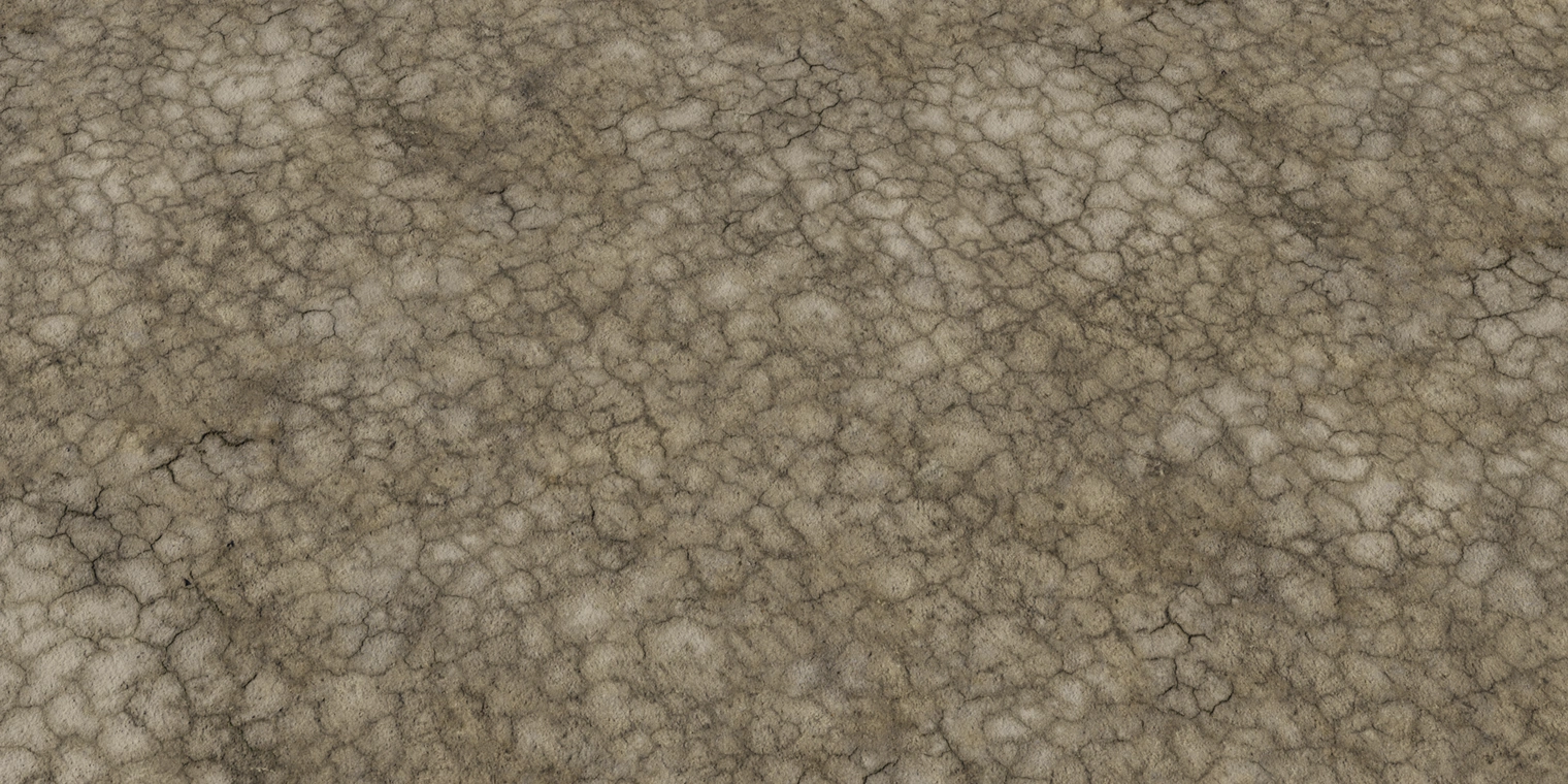 Free 8k texture of worn, cracked plaster with rough, weathered surface, snaking dark cracks, discoloration and pitted dilapidated detailing.