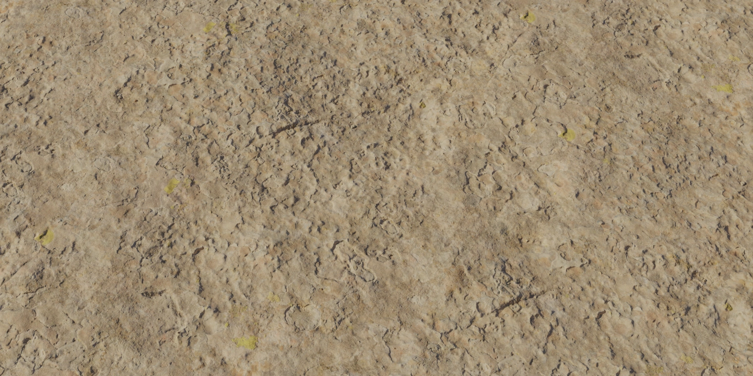 Free 8K texture of weathered yellow-brown sandstone: coarse, chipped and pitted rock face with matte, grainy surface and subtle yellow lichen speckles.