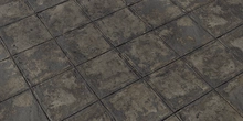 Worn Tile Floor - Preview