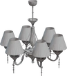 Chandelier 01 - clay
