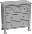 Gothic Commode 01 - clay