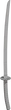 Antique Katana 01 - clay