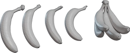 Bananas - clay
