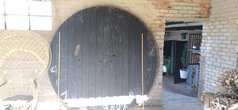 Black Painted Planks - context