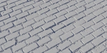 Blue Floor Tiles 01 - clay