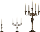 Brass Candleholders - orth_front