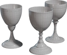 Brass Goblets - clay