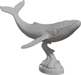 Bronze Whale Statue - clay