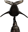 Bronze Whale Statue - orth_front