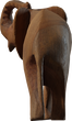 Carved Wooden Elephant - orth_side