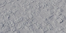 Cobblestone Embedded Asphalt - clay