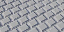 Concrete Block Wall 03 - clay