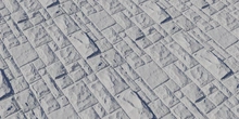 Concrete Brick Wall 001 - clay
