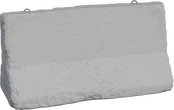 Concrete Road Barrier - clay