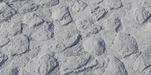 Concrete Rock Path - clay