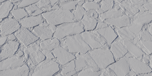 Grey Stone Path - clay