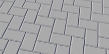 Herringbone Concrete Tile - clay
