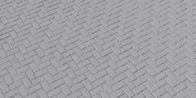 Herringbone Pavement 03 - clay