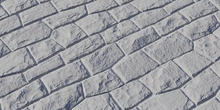 Japanese Stone Wall - clay