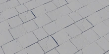 Large Grey Tiles - clay