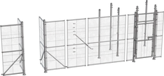 Modular Chainlink Fence - clay