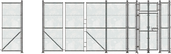 Modular Chainlink Fence - orth_front