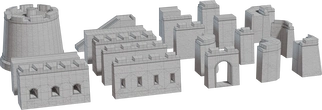 Modular Fort 01 - clay
