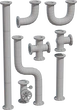 Modular Industrial Pipes 01 - clay