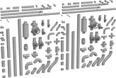 Modular Pipes - clay